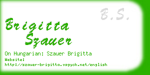 brigitta szauer business card